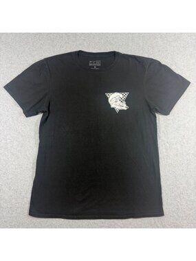 LCM International Surf Skull Graphic T Shirt Men’s M Black Cotton Short Sleeve T